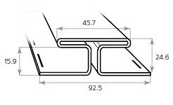 H-профиль Tecos Lux, Алтайская береза купить в Нижнем Новгороде