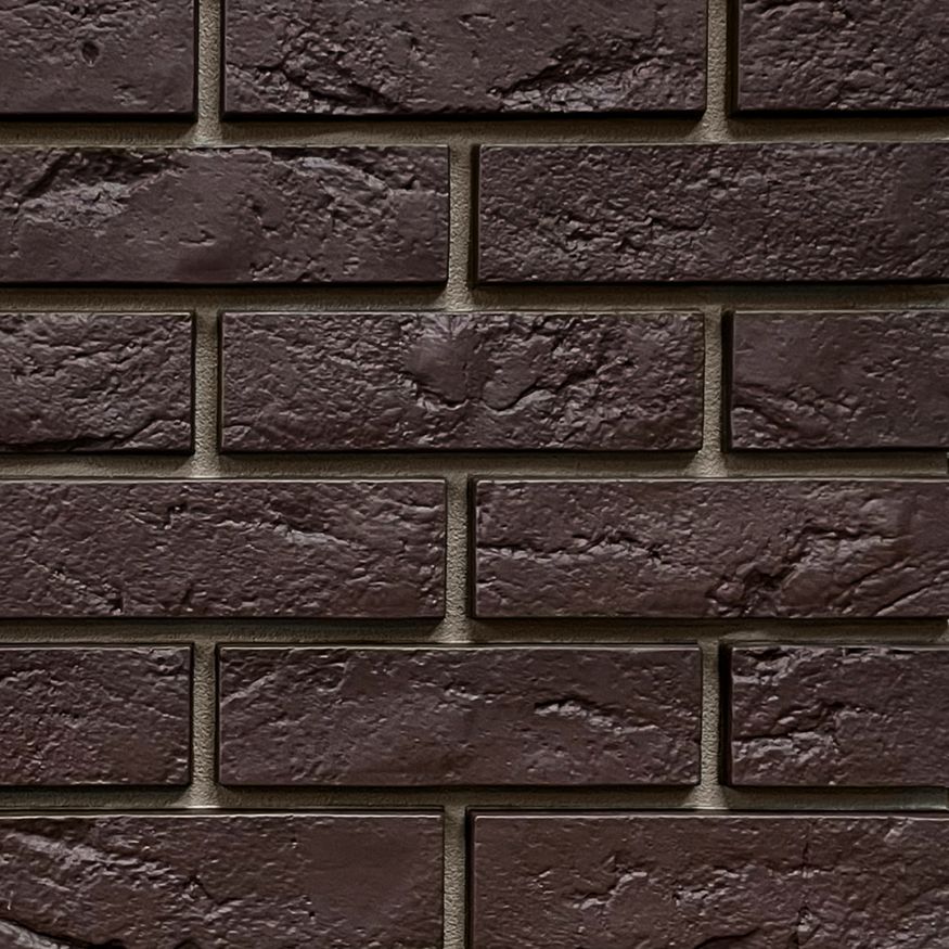 Фасадная панель FineBer, Баварский кирпич, Тёмно-коричневый купить в Нижнем Новгороде