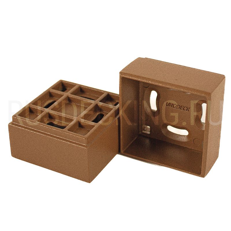 Крепление балясины прямое RusDecking Unodeck Орех купить в Нижнем Новгороде