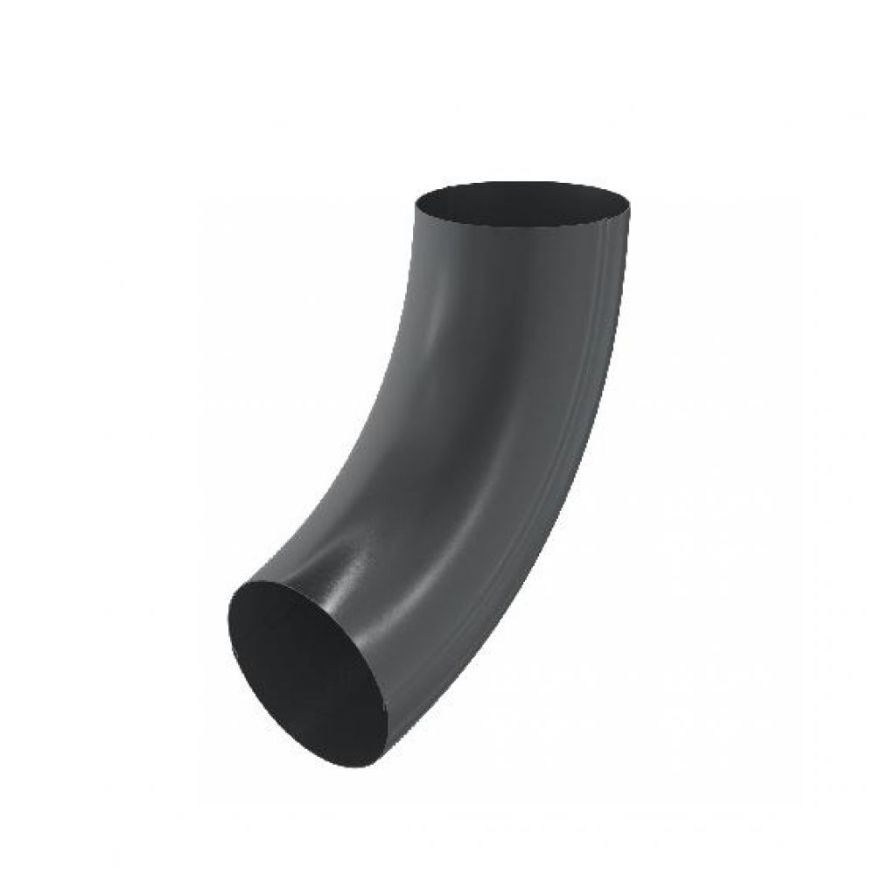 Колено трубы Aquasystem, RAL 7024, темно-серый, 125/90 купить в Нижнем Новгороде