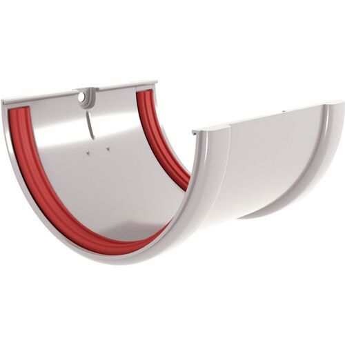 Соединитель водосточных желобов Grand Line, Белый купить в Нижнем Новгороде