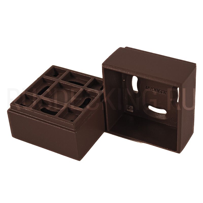 Крепление балясины прямое RusDecking Unodeck Венге купить в Нижнем Новгороде