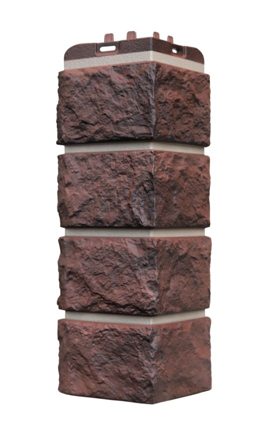 Угол наружный Grand Line, Колотый Камень Design Plus, Кофе (темно-бежевый шов) купить в Нижнем Новгороде