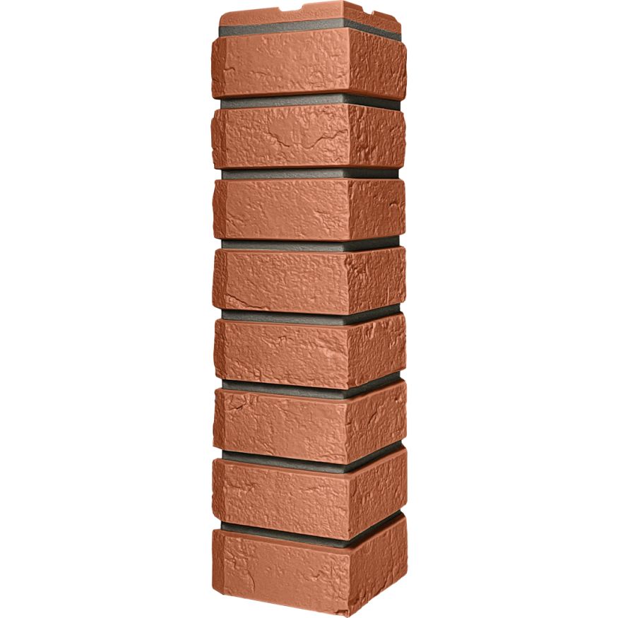 Наружный угол FineBer, Баварский кирпич, цвет терракота. купить в Нижнем Новгороде