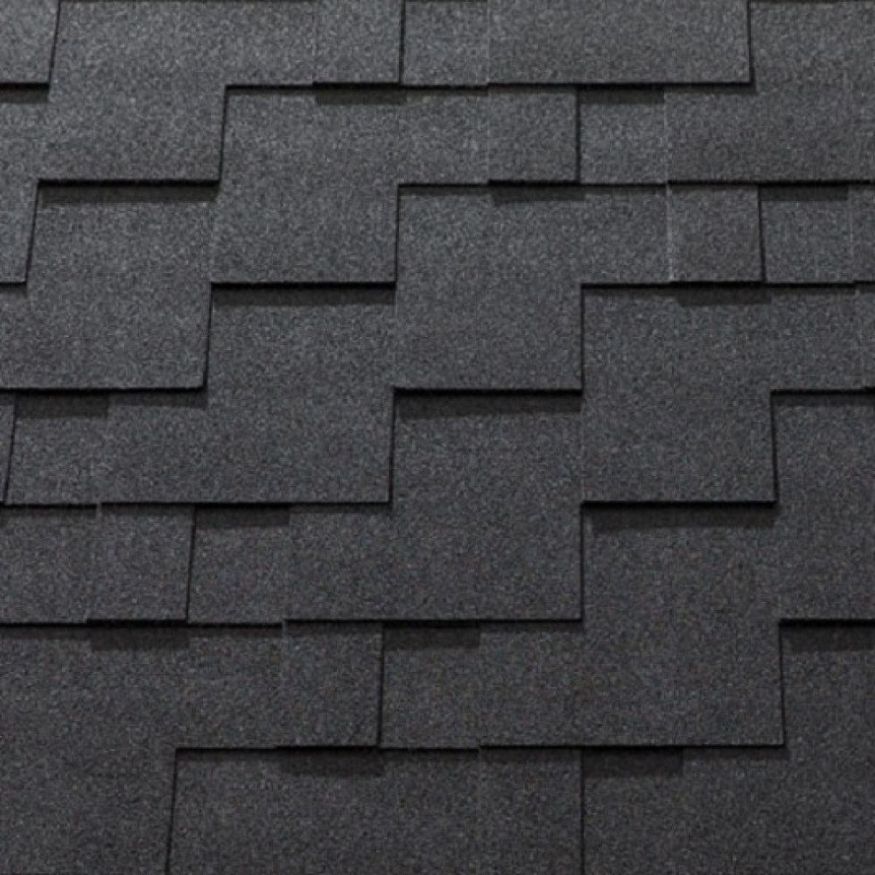 Гибкая черепица KATEPAL ROCKY черного цвета. купить в Нижнем Новгороде