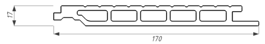 Фасадная панель из ДПК WOODVEX, Select, Венге купить в Нижнем Новгороде