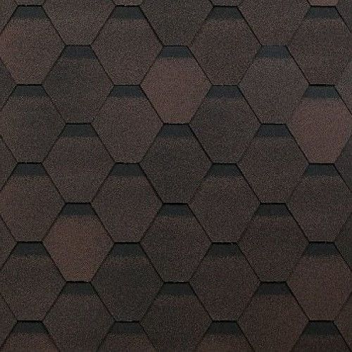 Гибкая черепица Shinglas, Оптима, Цвет: Коричневый купить в Нижнем Новгороде