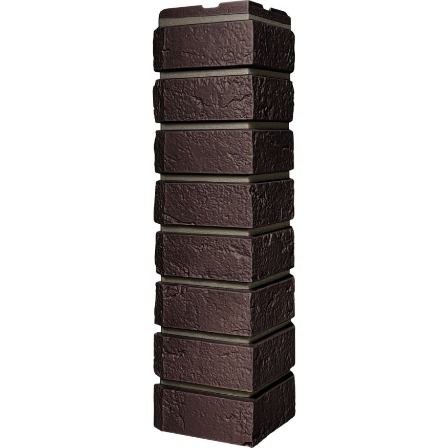 Наружный угол FineBer, Баварский кирпич, Тёмный коричневый купить в Нижнем Новгороде