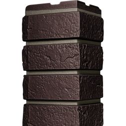 Наружный угол FineBer, Баварский кирпич, Тёмный коричневый