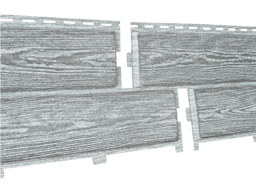 Фасадные панели Ю-Пласт, Хокла Винтаж, Пепел купить в Нижнем Новгороде