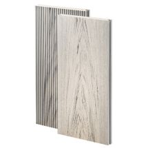 Террасная доска Bruggan Multicolor ДПК Полнотелая 140мм Белый дым