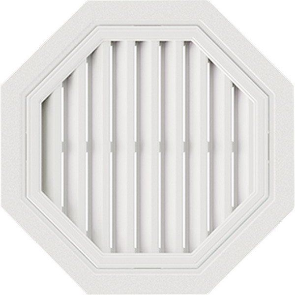 Вентиляционная решётка фронтальная восьмиугольная, белая. купить в Нижнем Новгороде