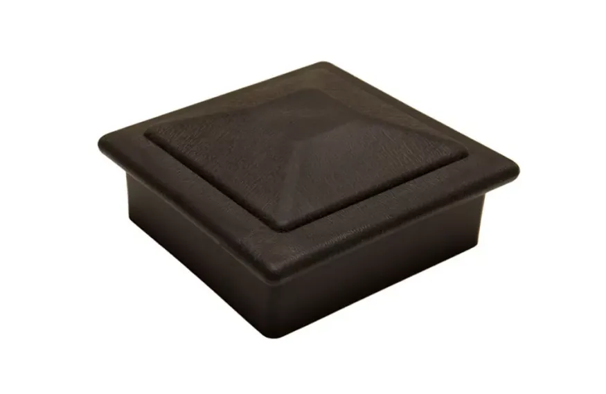 Крышка верхняя фигурная ПВХ для столба 100х100 Deckart Графит купить в Нижнем Новгороде