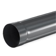 Водосточная труба Aquasystem, RAL 7024 Тёмно-серый, 1.00 м, 125/90