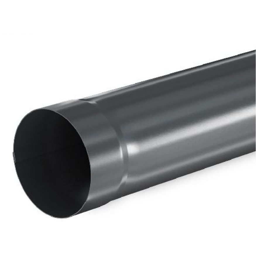 Водосточная труба Aquasystem, RAL 7024, тёмно-серый, длина 3.00 м, диаметр 125/90. купить в Нижнем Новгороде