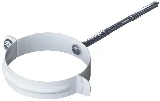 Хомут для трубы металл Альта-Профиль Элит Белый купить в Нижнем Новгороде