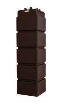 Угол наружный Grand Line, Клинкерный кирпич Classic, Шоколадный