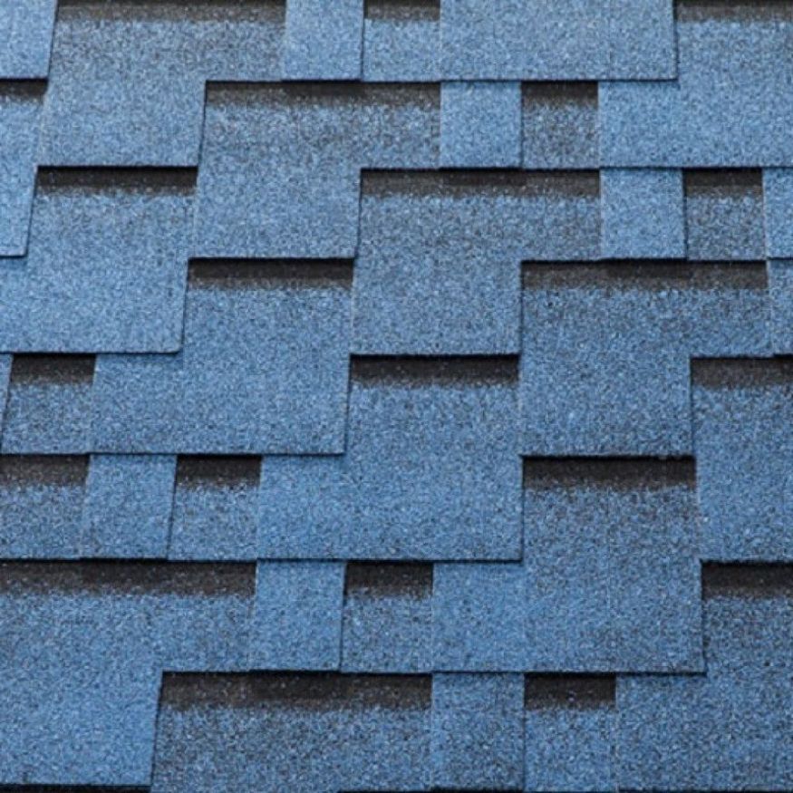 Гибкая черепица KATEPAL ROCKY синий-голубой цвет купить в Нижнем Новгороде