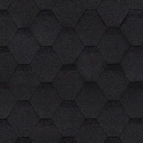 Гибкая кровля Shinglas, Оптима, Черный купить в Нижнем Новгороде