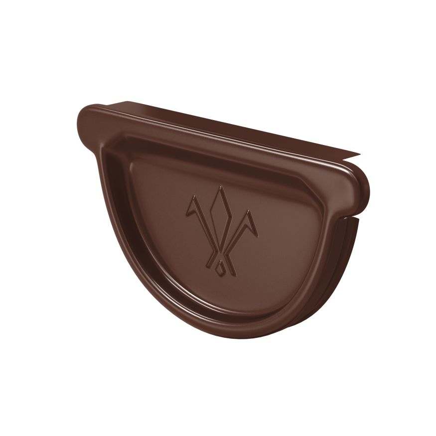 Заглушка универсальная с резиновым уплотнителем Aquasystem, PU MATT, RAL 8017 Коричневый 150/100 купить в Нижнем Новгороде