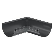 Внутренний угол желоба 90° Aquasystem, RAL 7024 Тёмно-серый 125/90