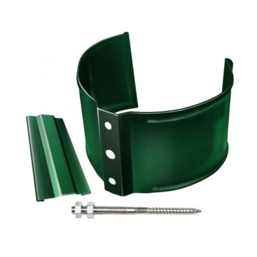 Кронштейн для трубы на кирпич, Grand Line, Зеленый (RAL 6005) купить в Нижнем Новгороде