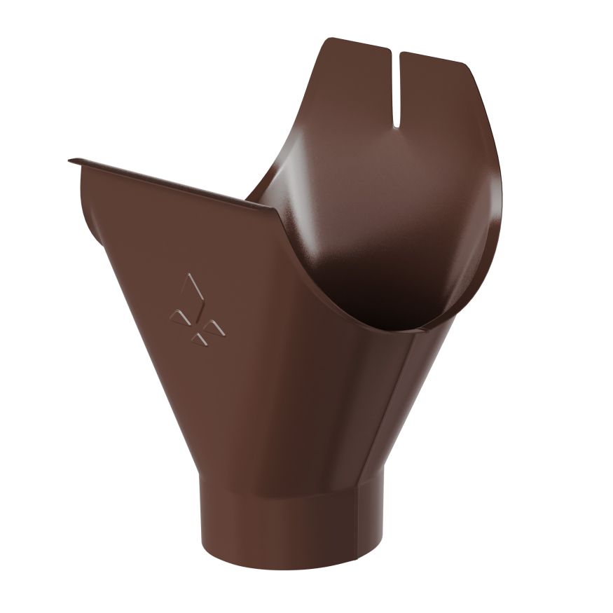 Воронка желоба Aquasystem, PU MATT, RAL 8017 Коричневый 150/100 купить в Нижнем Новгороде