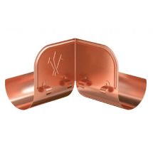 Угловой ограничитель перелива Aquasystem, медь 150/100