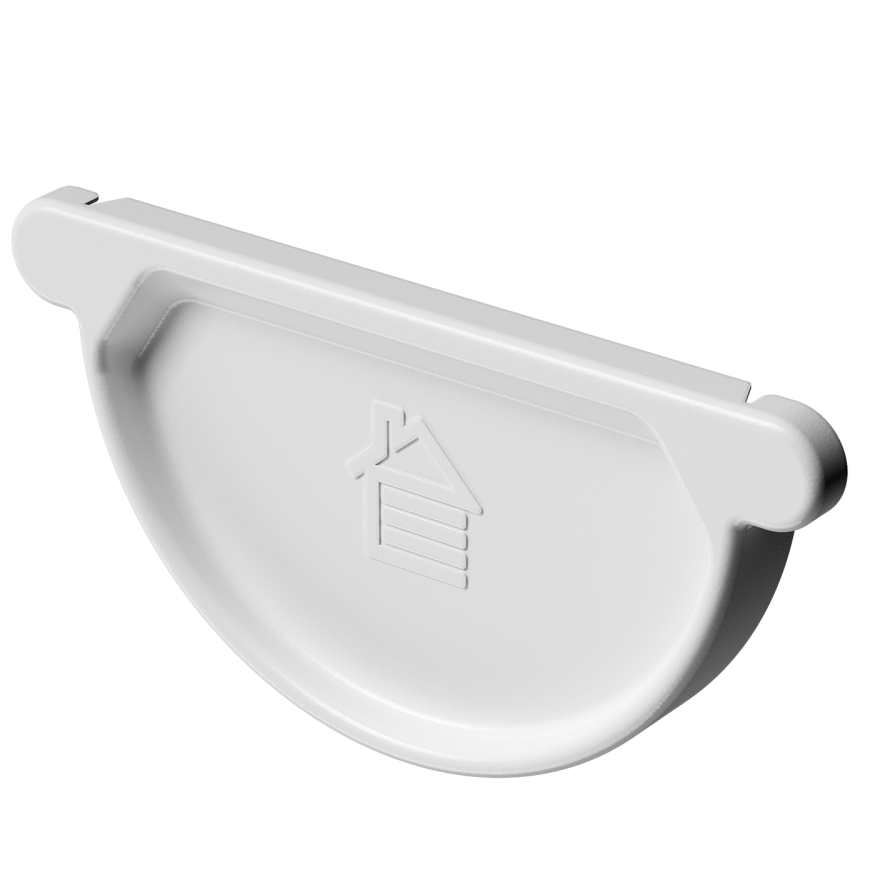 Заглушка для желоба Docke Stal Premium, цвет Пломбир. купить в Нижнем Новгороде