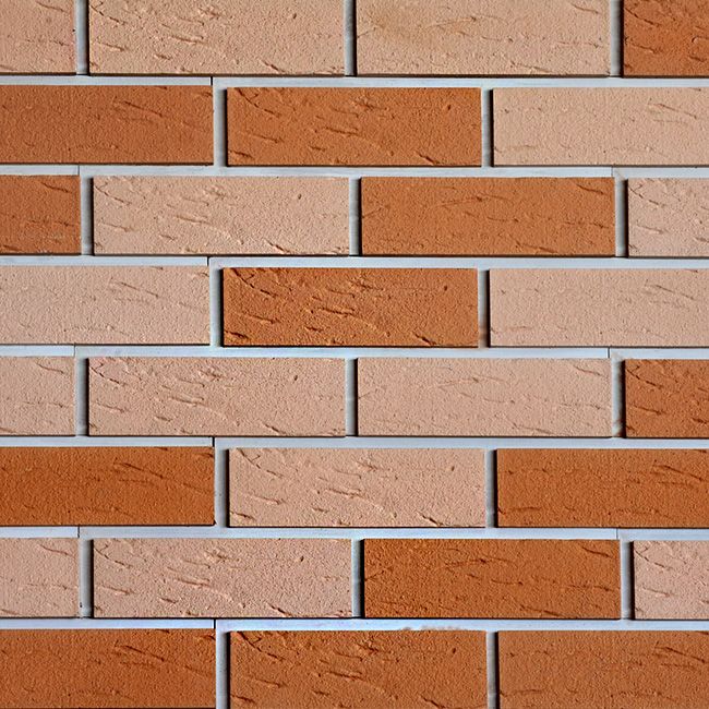 Фасадная плитка Кирисс Фасад, Гладкий кирпич с фаской и расшивкой шва №2 купить в Нижнем Новгороде