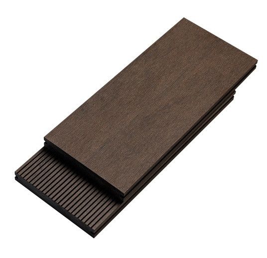 Террасная доска Bruggan Multicolor из ДПК, полнотелая, 160 мм, цвет Венге. купить в Нижнем Новгороде