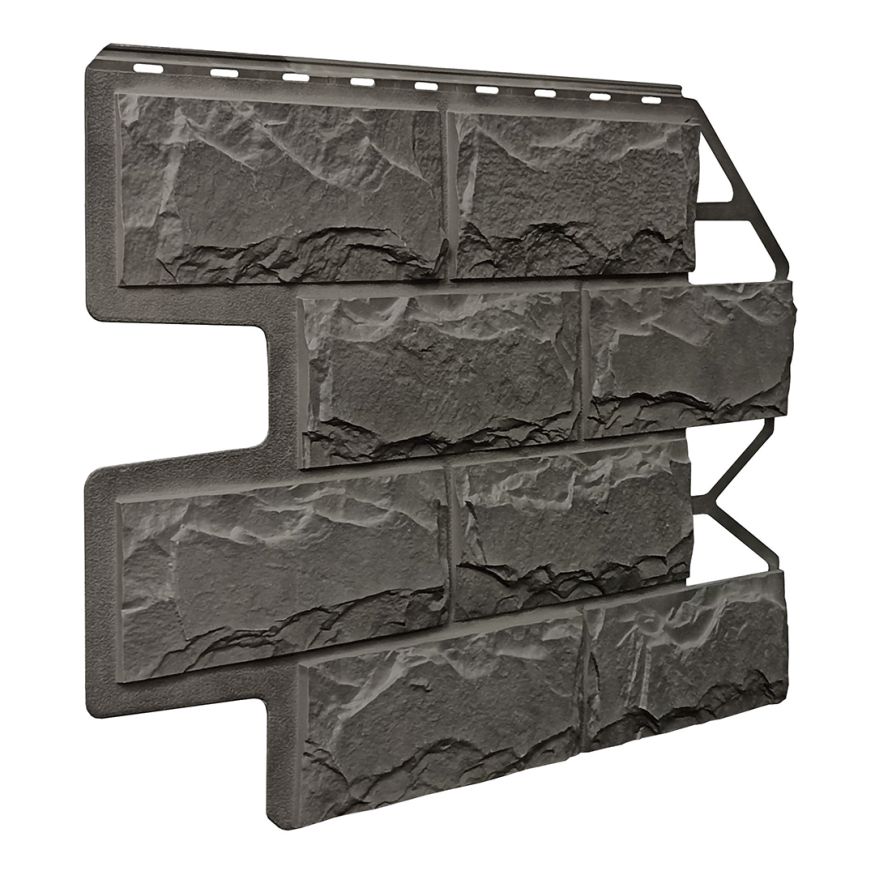 Фасадная панель FineBer Блок, Темно-серый купить в Нижнем Новгороде