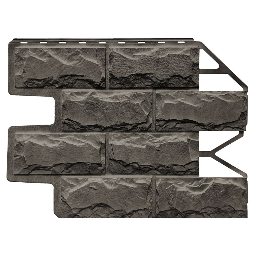 Фасадная панель FineBer Блок, Темно-серый купить в Нижнем Новгороде