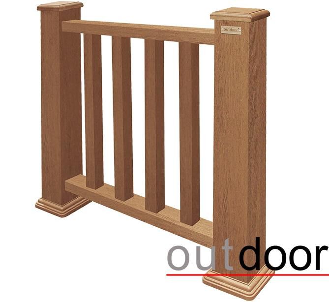 Ограждение из ДПК Outdoor Классик 3D STORM дубовый. купить в Нижнем Новгороде