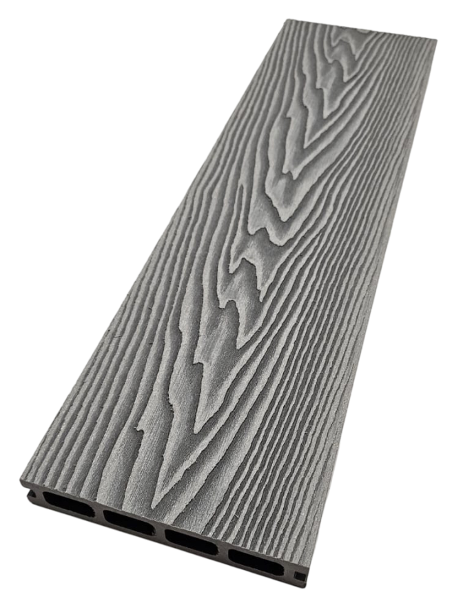 Террасная доска ДПК NanoWood 3D Double Серый купить в Нижнем Новгороде