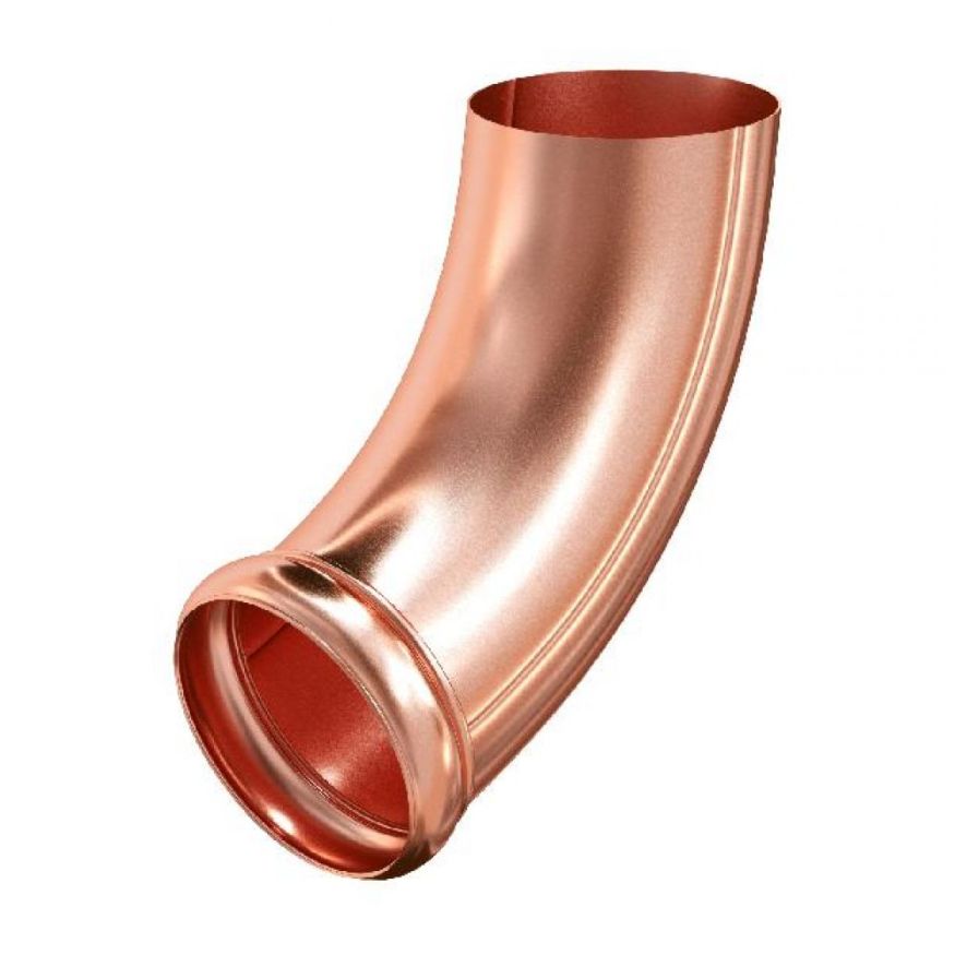 Отвод трубы с декором Aquasystem, медный, 150/100 купить в Нижнем Новгороде