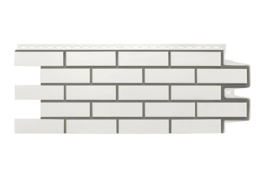 Фасадные панели Grand Line, Клинкерный кирпич Design, Молочный, шов RAL 7006 купить в Нижнем Новгороде