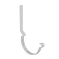 Крюк длинный усиленный модернизированный с комплектом крепления Aquasystem, PU MATT, RAL 9003 Белый 125/90 купить в Нижнем Новгороде