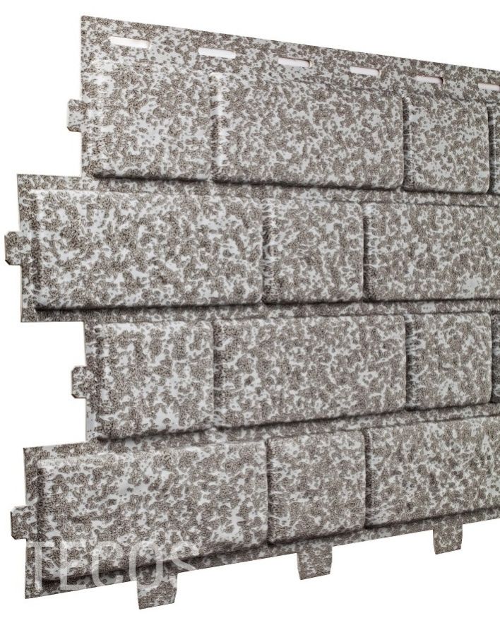 Фасадная панель Текос Серебристый купить в Нижнем Новгороде