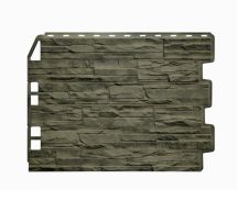 Фасадная панель Fineber, Скол 3D, Цвет Дымчатый