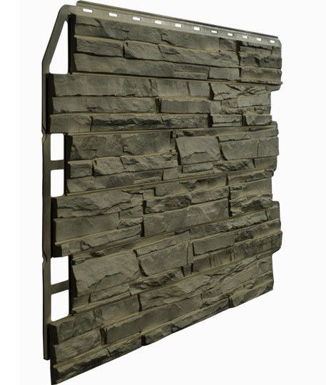 Фасадная панель Fineber, Скол 3D, Цвет Дымчатый купить в Нижнем Новгороде