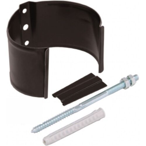 Металлический хомут для трубы на камень, Grand Line, цвет Шоколад купить в Нижнем Новгороде