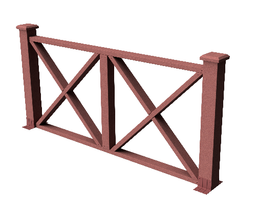 Декоративное ограждение из ДПК GRINDERDECO Тауэр мербау купить в Нижнем Новгороде