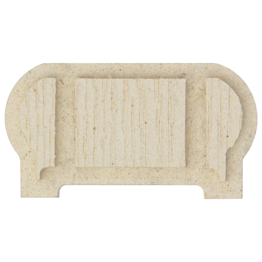 Заглушка торцевая для перил из ДПК Faynag Слоновая кость 95х50 мм купить в Нижнем Новгороде