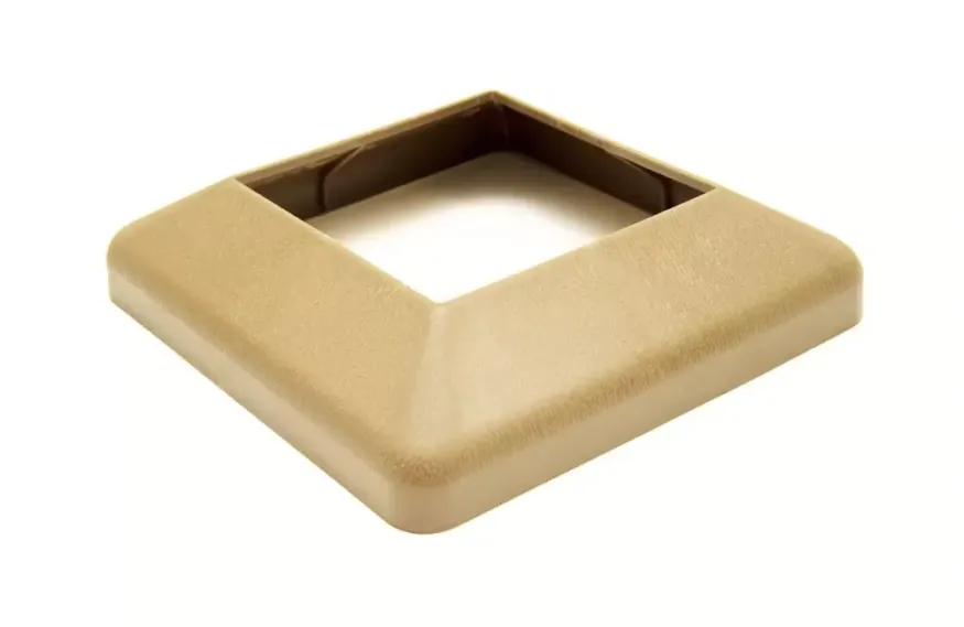 Крышка нижняя ПВХ для столба 100х100 Deckart Орех купить в Нижнем Новгороде