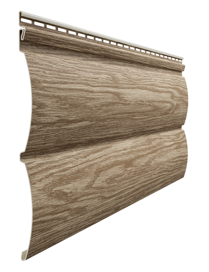 Виниловый сайдинг Docke, Монреаль Блок-Хаус D4.7T, Кедр купить в Нижнем Новгороде