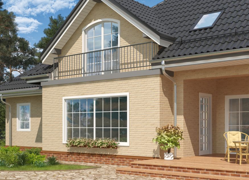 Фасадные термопанели Аляска серия Элевация 02. Krem rustik купить в Нижнем Новгороде