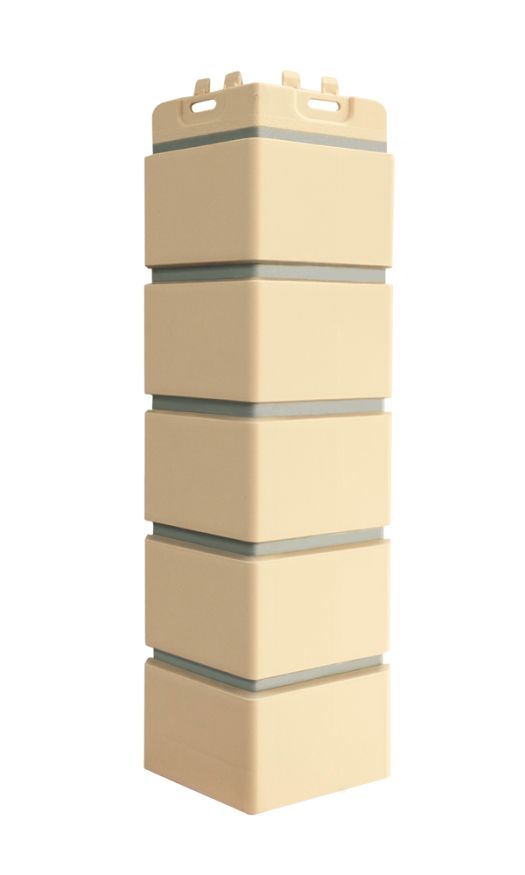 Угол наружный Grand Line, Клинкерный кирпич Design, Бежевый, шов RAL 7006 купить в Нижнем Новгороде