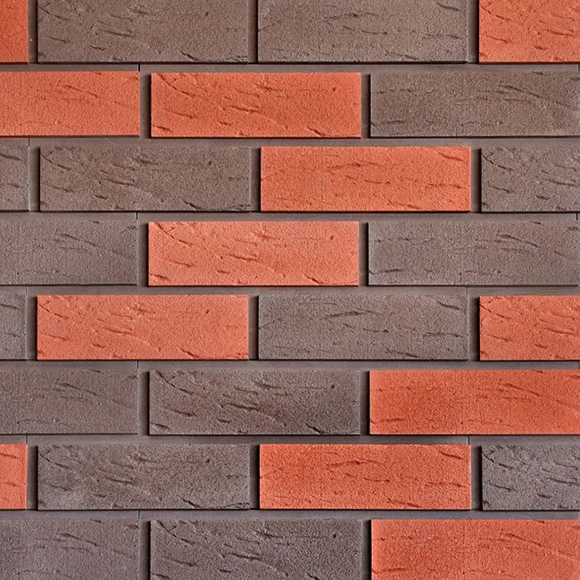 Фасадная плитка Кирисс, Гладкий кирпич с фаской и расшивкой шва №5 купить в Нижнем Новгороде
