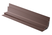 Внутренний угловой элемент, алюминиевый, коричневый.